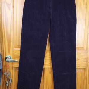 Eileen Fisher Purple Corduroy Pants. Loose comfortable fit more like a Medium.